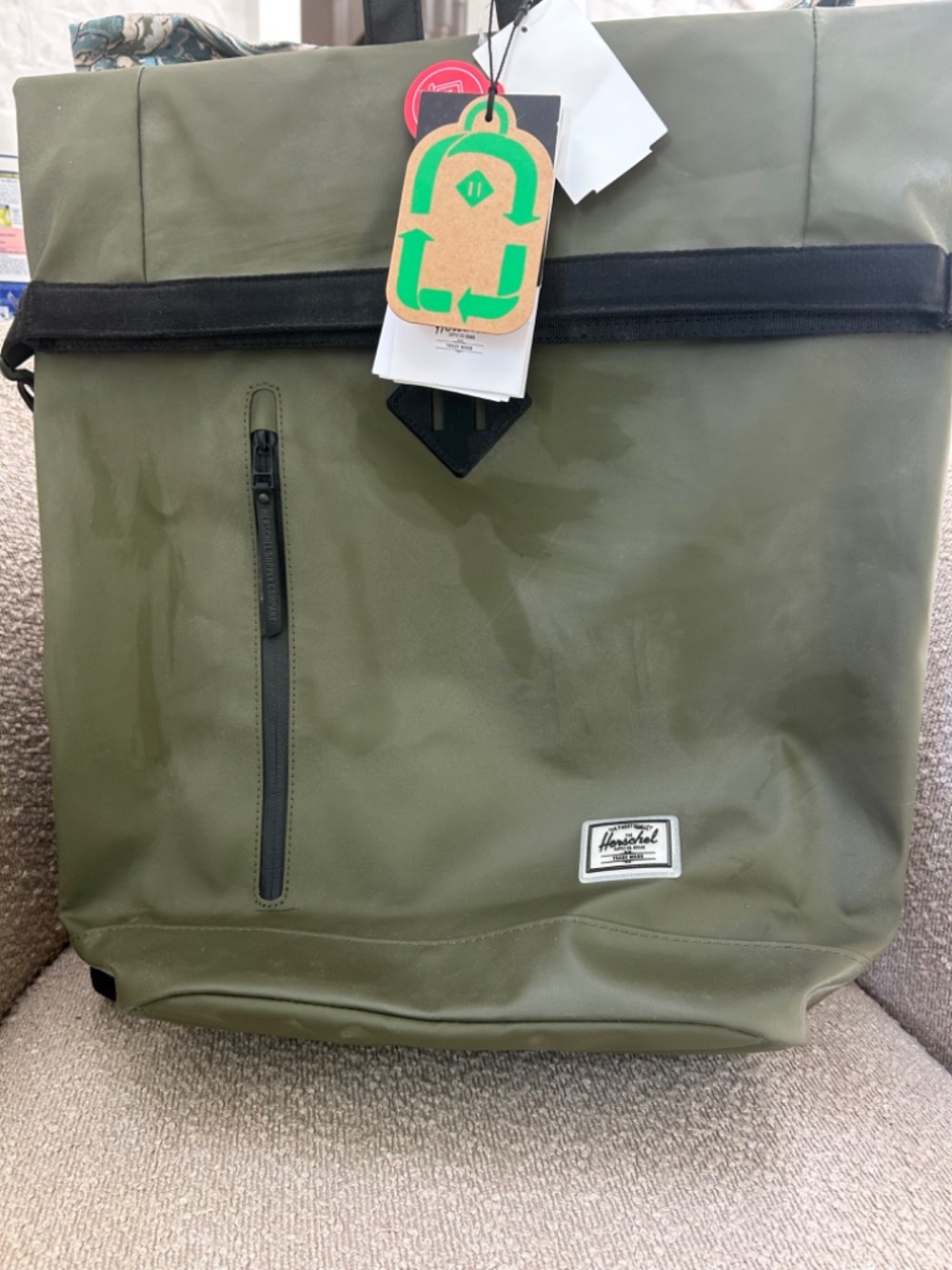 Herschel roll-top backpack - unisex